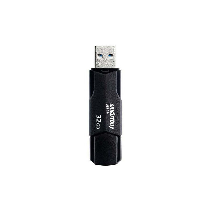 USB Flash Drive 32Gb - SmartBuy Clue USB 3.1 Black SB32GBCLU-K3