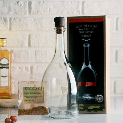 Набор для приготовления перцовки бутылка 1 л набор приправ 706₽