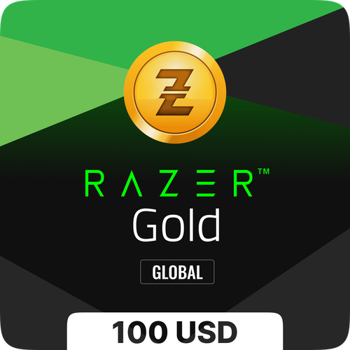 Подарочная карта Razer Gold Global PIN (Все страны) - 100 USD