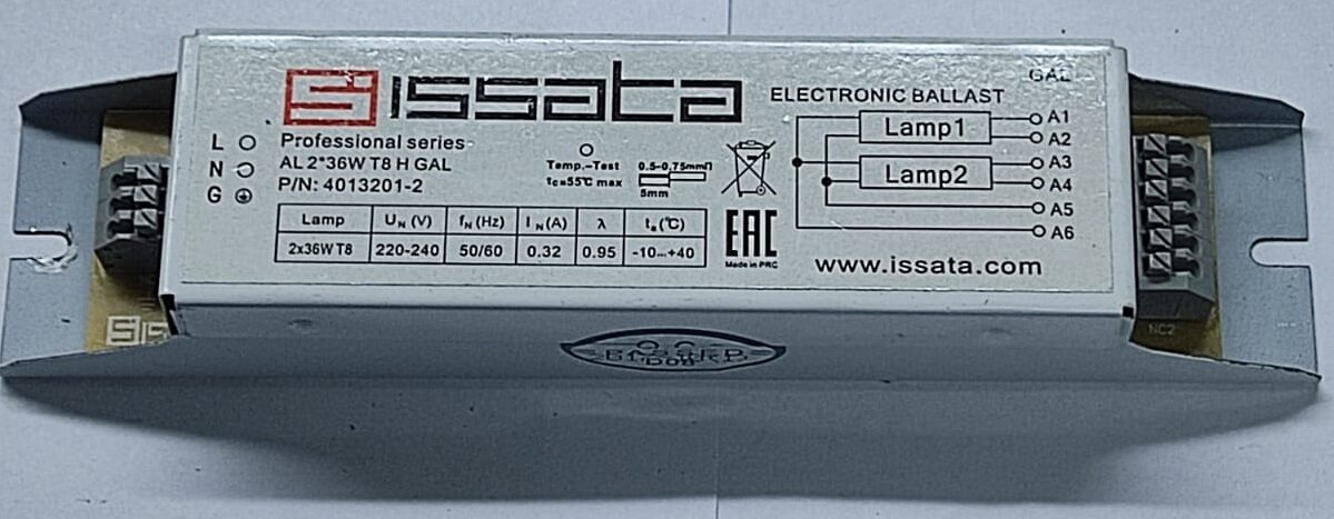 SISSATA Электронный балласт 2х36