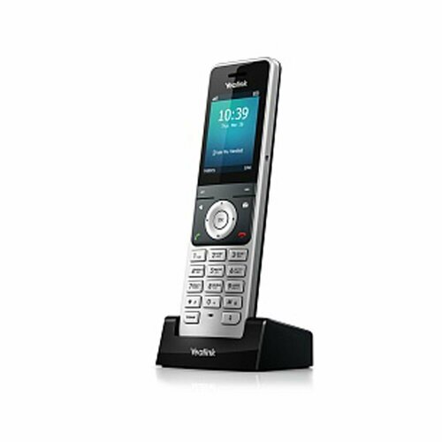 Дополнительная трубка Yealink W56H цветной 24 дюйма дисплей 240x320 конференция на 3 абонента 12125₽