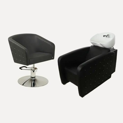 Изображение товара Парикмахерский комплект Гламрок I, диск, раковина глубокая белая