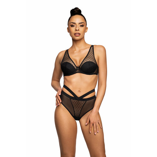 фото Трусы mat lingerie трусы стринги dotssy mat s-3714-4, размер 44, черный