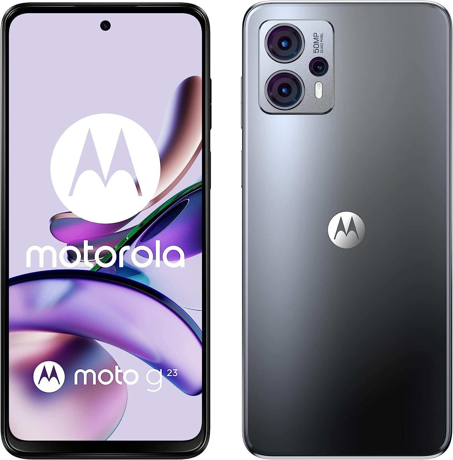 Смартфон Motorola G23 XT2333-3 128ГБ, серый (pax20005se)