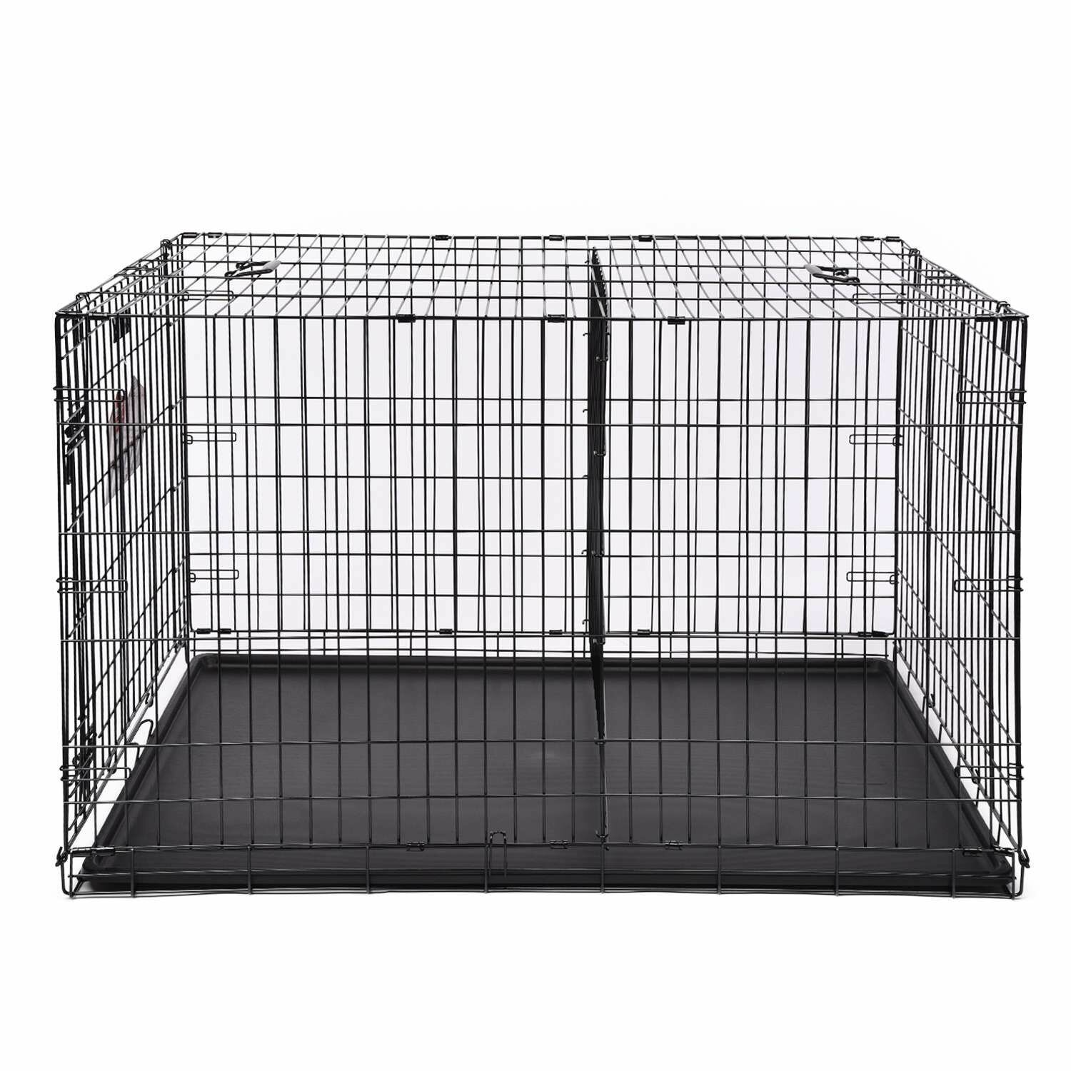 MidWest Клетка для собак iCrate 1 дверь,черный,122*76*84см - фото №19