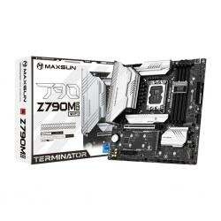 Материнская плата mATX MAXSUN (LGA1700, Z790, 4*DDR5 (7000), 4*SATA 6G RAID, 5*M.2, 2*PCIE, 2.5Glan, WiFi, BT, HDMI, DP, USB - фото №8