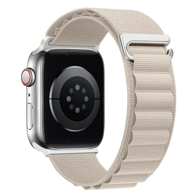 Нейлоновый ремешок для Apple Watch Starlight, 42mm 44mm 45mm 49mm