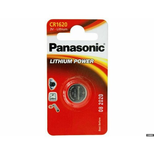 Батарейка Panasonic Lithium Power CR-1620 литиевая 1 шт