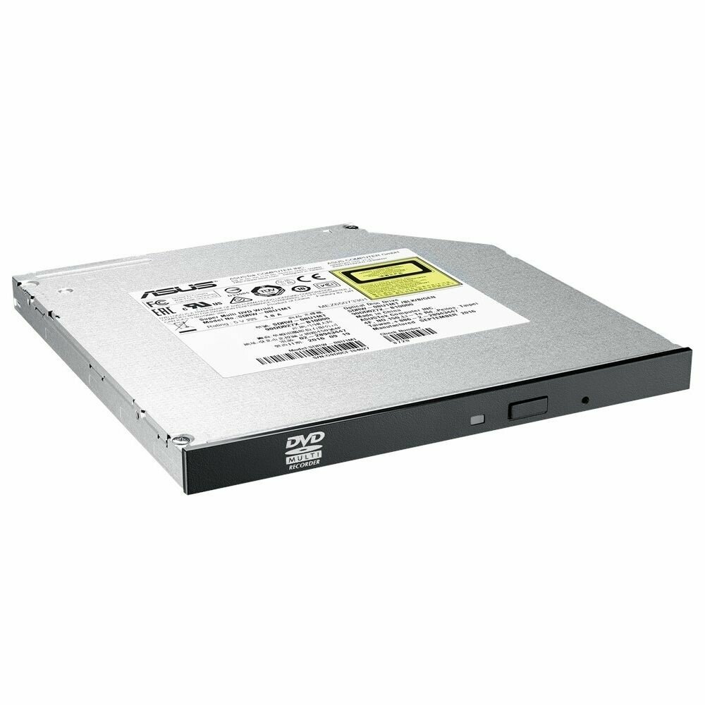 Оптический привод ASUS SDRW-08U1MT/BLK/B/GEN внутренний SATA черный (90DD027X-B10000)