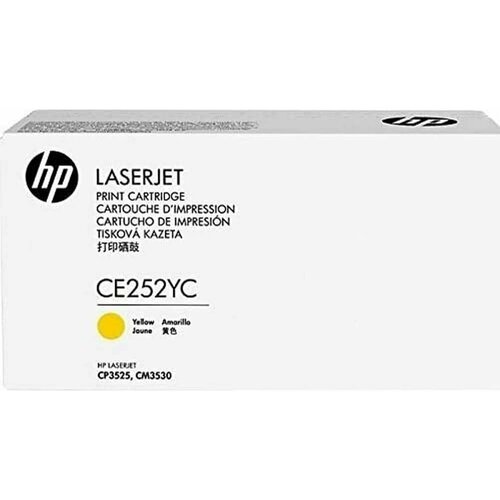 картридж hp ce252yc 504a желтый Картридж лазерный HP 504A (CE252YC), жёлтый