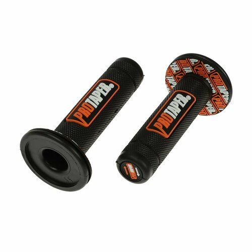 фото Грипсы универсальные, противоскользящие 24×120 мм, набор 2 шт, оранжевые россия