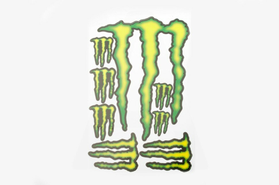 Наклейки (набор) спонсор MONSTER ENERGY (27х18см)