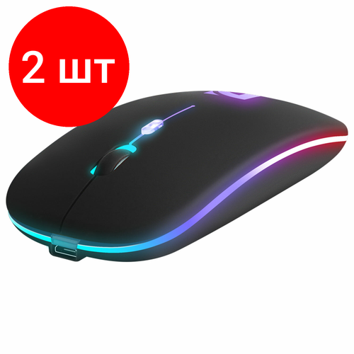 Комплект 2 шт Мышь беспроводная DEFENDER TOUCH MM-997 USB 3 кнопки1 колесо-кнопка оптическая ч 52997 291500₽
