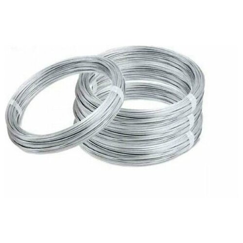 Проволока вязальная оцинкованная ф1.0мм (бухта 1кг) (ГОСТ 3282-74) (1100720279843) (прост)