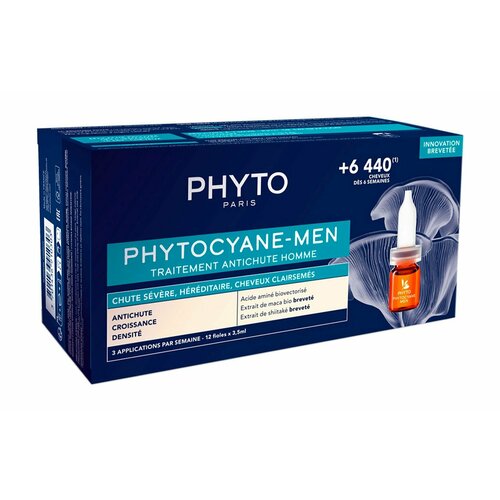 Сыворотка против выпадения волос / Phyto Phytocyane-Man Serun Anti-hair Loss for Men phyto phytocyane man serun anti hair loss for men