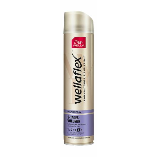 Лак для длительного объема волос / Wella Wellaflex 2-Tages-Volumen Haarspray