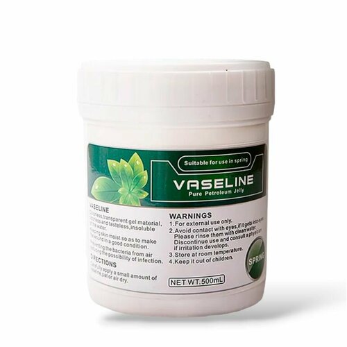 Вазелин для тату с антимикробным эффектом Vaseline Pure Petroleum Jelly - Spring, 500мл vaseline petroleum jelly original 50ml