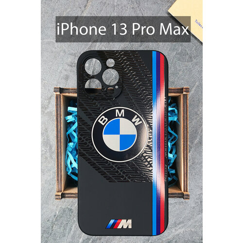 Силиконовый чехол БМВ М для iPhone 13 Pro Max / Айфон 13 Про Макс силиконовый чехол единороги для iphone 13 pro max айфон 13 про макс