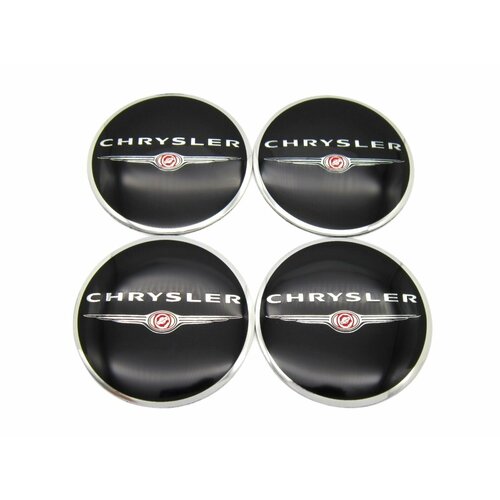 Наклейки на колесные диски Chrysler new D-56 mm