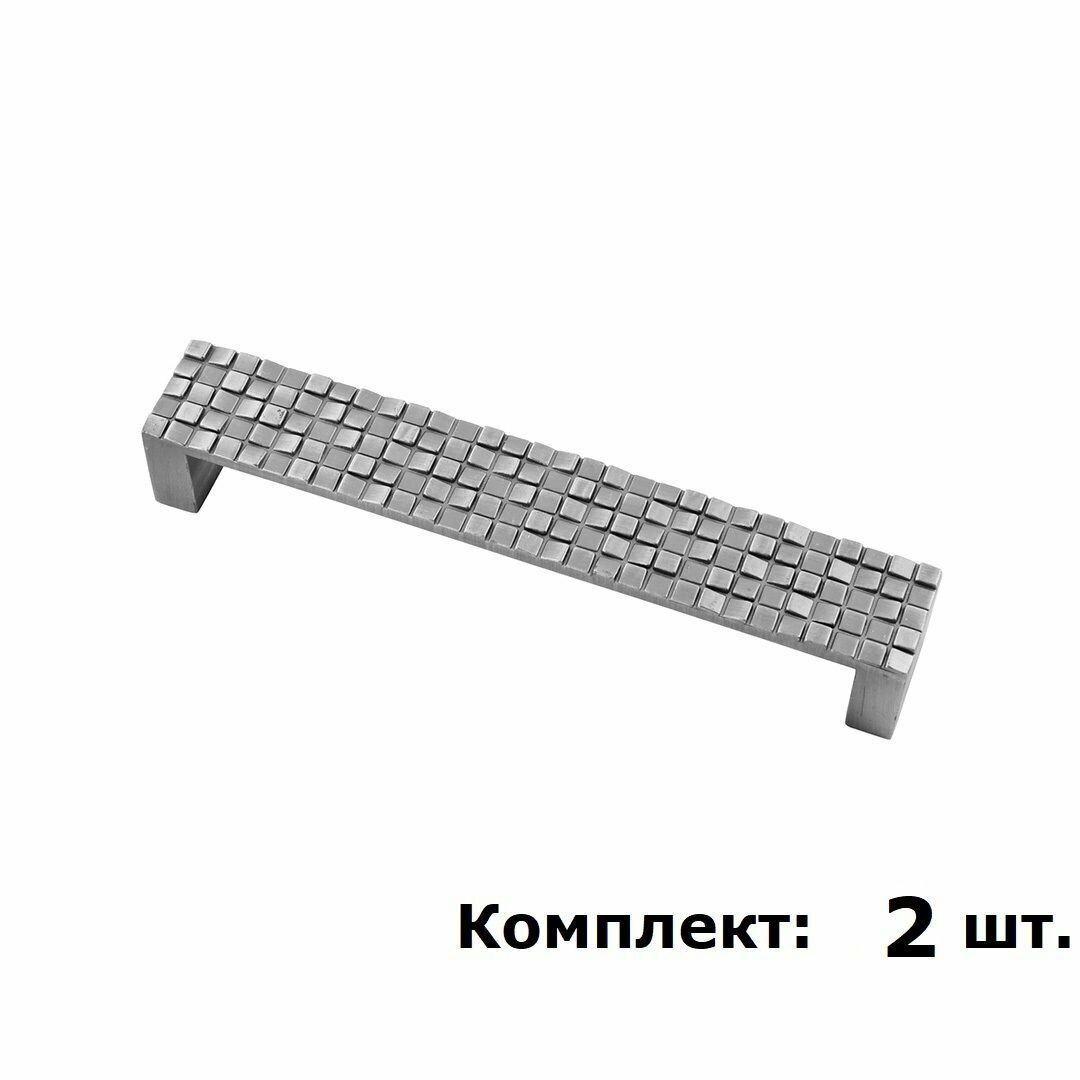 Ручка-скоба 128 мм хром RS-019-128. Комплект 2 шт