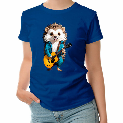 Футболка ROLY, размер XL, синий женская футболка ёжик с гитарой s черный