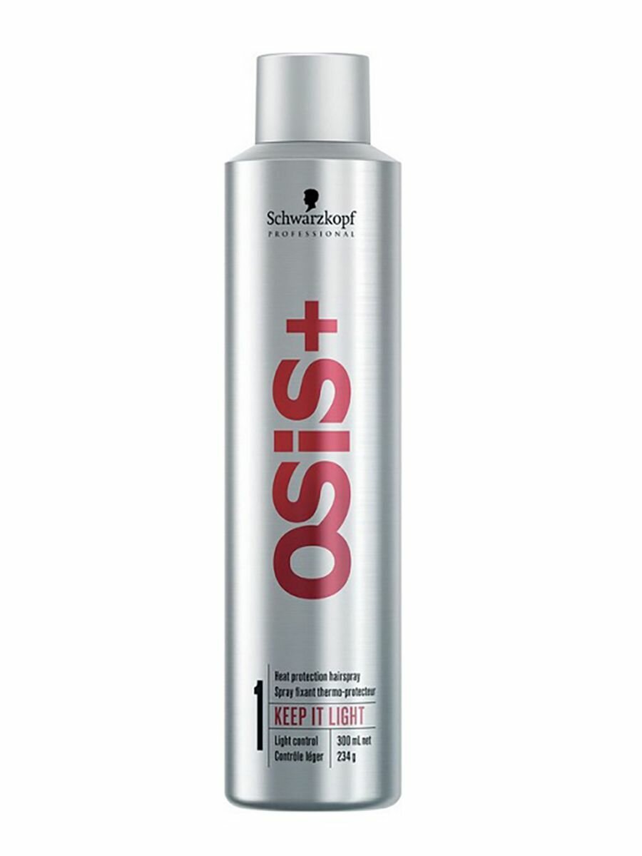 Schwarzkopf Professional OSiS + Keep It Light - Термозащитный лак для волос (300 мл)