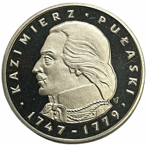 Польша 100 злотых 1976 г. (Казимир Пулавский) (Proof) монета польши 20 злотых м новотко 1976 года