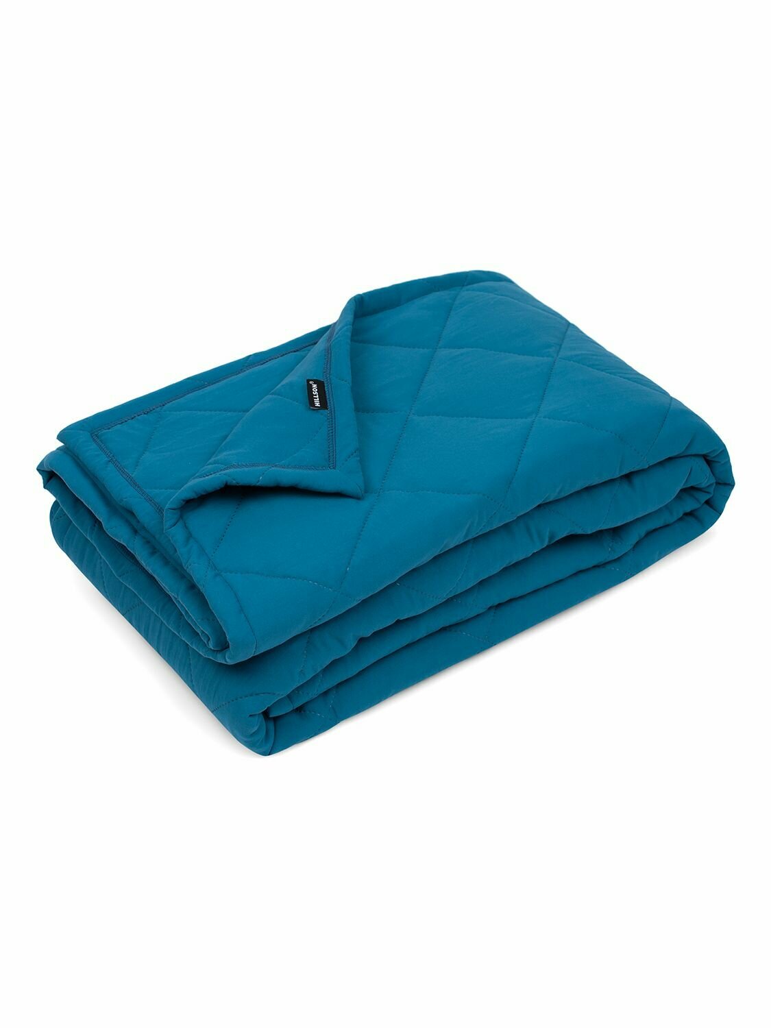 HILLSON Покрывало на кровать, диван 120х200 лофт цвет бирюзовый, поликоттон — фото 1