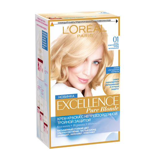 LOREAL EXCELLENCE Краска для волос Excellence 01 натуральный блонд