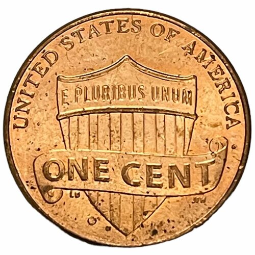 США 1 цент 2012 г. (Shield Cent, Линкольн) (Лот №2) сша 1 цент 2013 г shield cent линкольн d лот 2