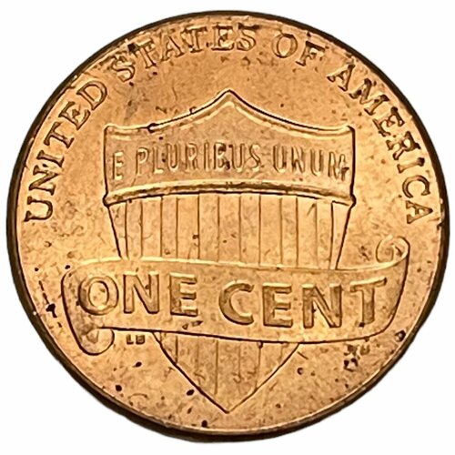 США 1 цент 2016 г. (Shield Cent, Линкольн) (D) (Лот №2) сша 1 цент 2013 г shield cent линкольн d лот 2