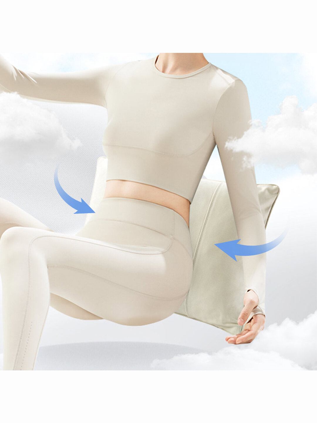 Изображение Комплект ортопедических подушек для шеи и поясницы Xiaomi 8H SPEED Pressure Relief Car Headrest and Waistrest Set Brown (TZ6+K14)