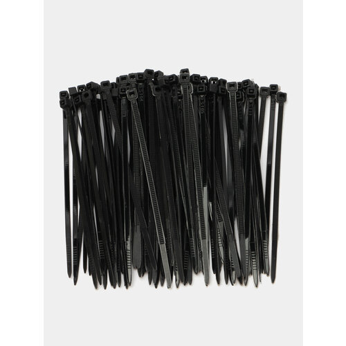 Нейлоновый хомут-стяжка 100 штук Размер мм 25150 Цвет Черный 599₽