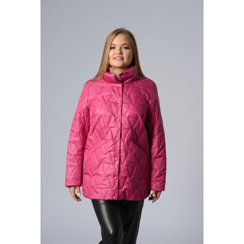 Куртка Karmelstyle, размер 50, фуксия куртка rosomaha размер 50 фуксия розовый