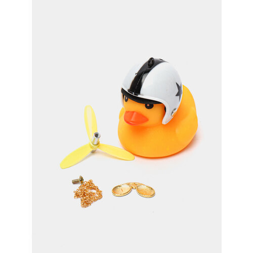 Уточка в шлеме с пропеллером игрушка в машину Цвет Белый 599₽