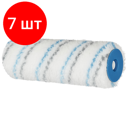 Комплект 7 штук, Валик запасной полиамидный Blue TOPFORT 18 см бюгель 8 мм