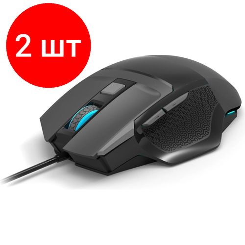 Комплект 2 штук Мышь компьютерная проводная AULA S12 USB dpi800-2400 7кн подсветка 265800₽