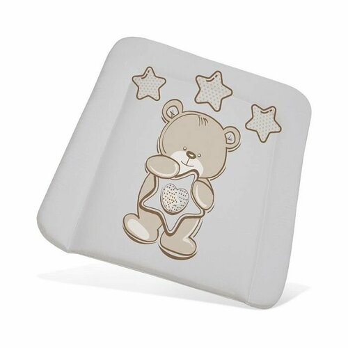 Пеленальный матрас BoomBaby Карапуз серый 65x55 матрасик на комод для новорожденного 1500₽