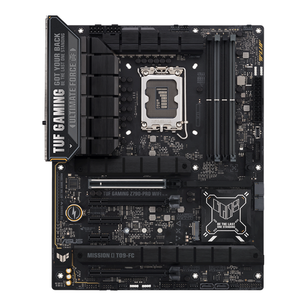 Материнская плата ASUS TUF GAMING Z790-PRO WIFI, LGA1700, Z790, 4*DDR5, HDMI+DP, 4xSATA3 + RAID, M2, Audio, Gb LAN, USB 3.2, USB 2.0, ATX; 90MB1FJ0-M0EAY0 (TUF GAMING Z790-PRO WIFI)