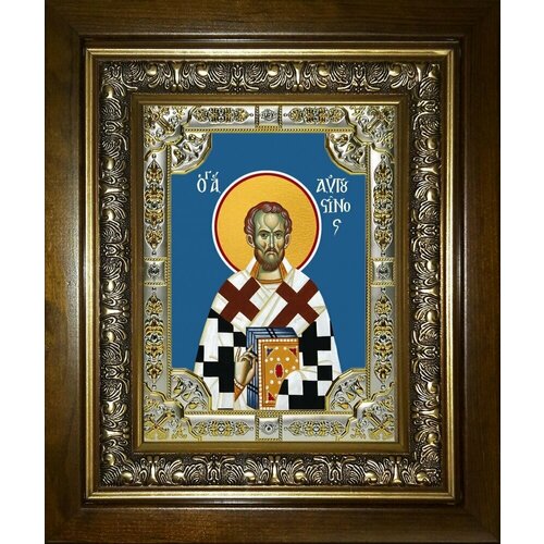 Икона августин Аврелий, Епископ Иппонийский, Блаженный августин аврелий блаженный иппонийский епископ икона на холсте