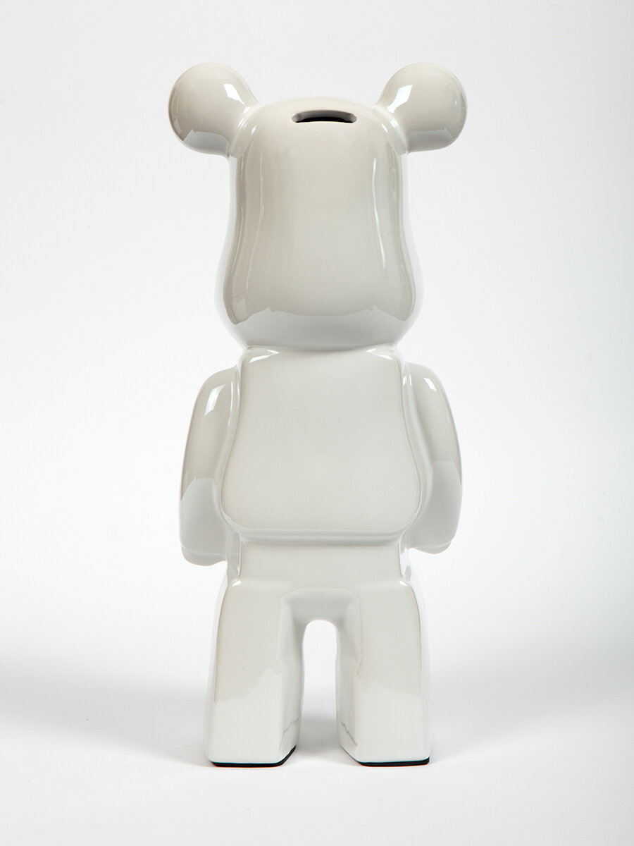 Копилка настольная IsmatDecor "Аниме", керамическая, в японском стиле, высота 35см, белая — фото 1