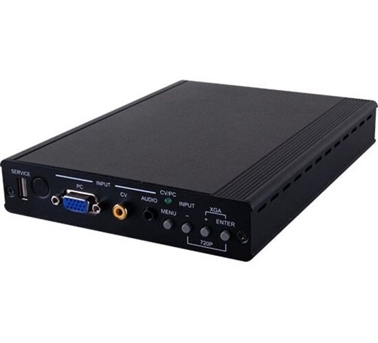 Cypress CH-516TXAS- Передатчик сигналов / масштабатор CV, VGA и стереоаудио, ИК, RS-232 и Ethernet в витую пару