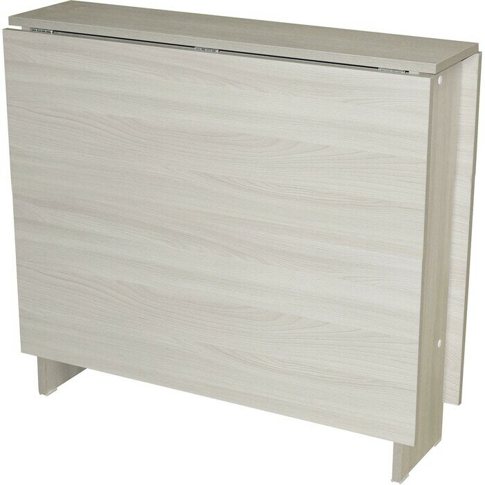 фото Стол-книжка Катрин СКТ-120 ясень шимо светлый, круглая хром 50 мм