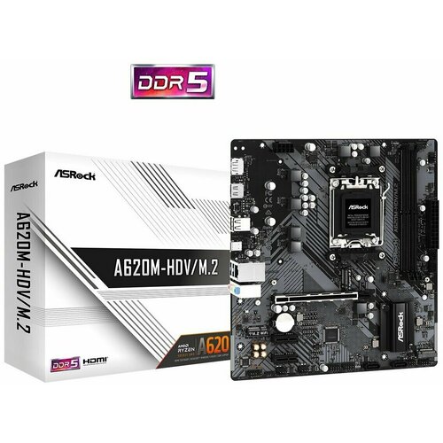 Материнская плата ASRock A620M-HDVM2 1245700₽