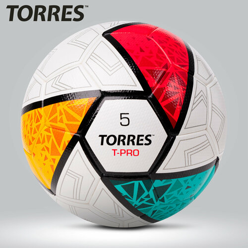 фото Мяч футбольный torres t-pro f323995, размер 5