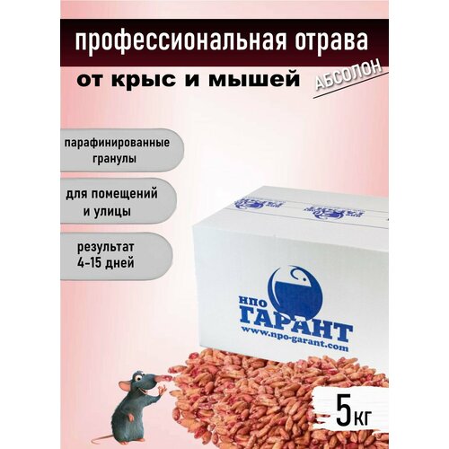 Абсолон гранулы от крыс и мышей 5 кг абсолон 100 г гранулы от мышей и крыс с мумифицирующим эффектом