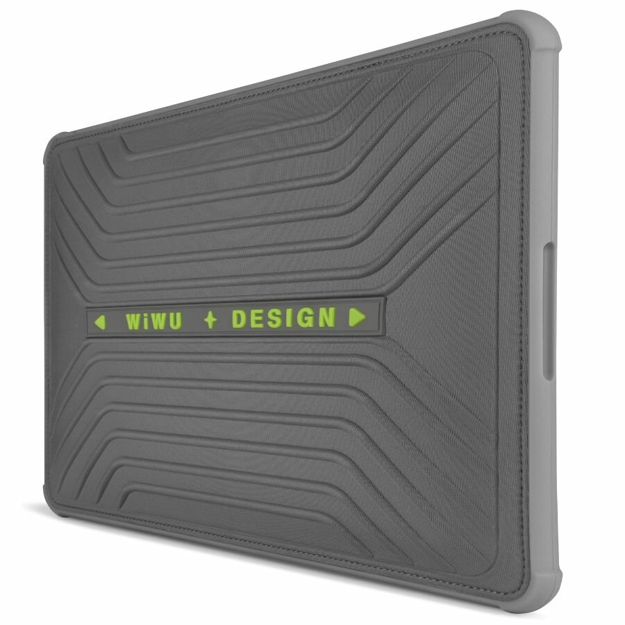 Чехол-папка для ноутбука MacBook Air / Pro 13.3 дюйма WiWU Defender Sleeve Pro - Черный