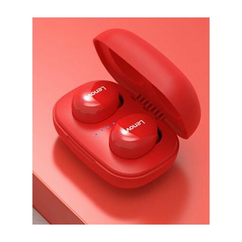 Беспроводные наушники Lenovo EW301 True Wireless Earbuds красный 200000₽