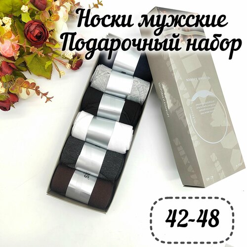 фото Носки , 6 пар, размер 42-48, мультиколор нет бренда