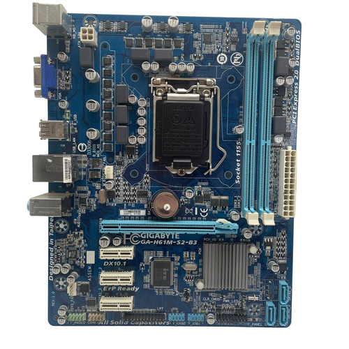 Материнская плата GIGABYTE GA-H61M-S2-B3 LGA1155 3190₽